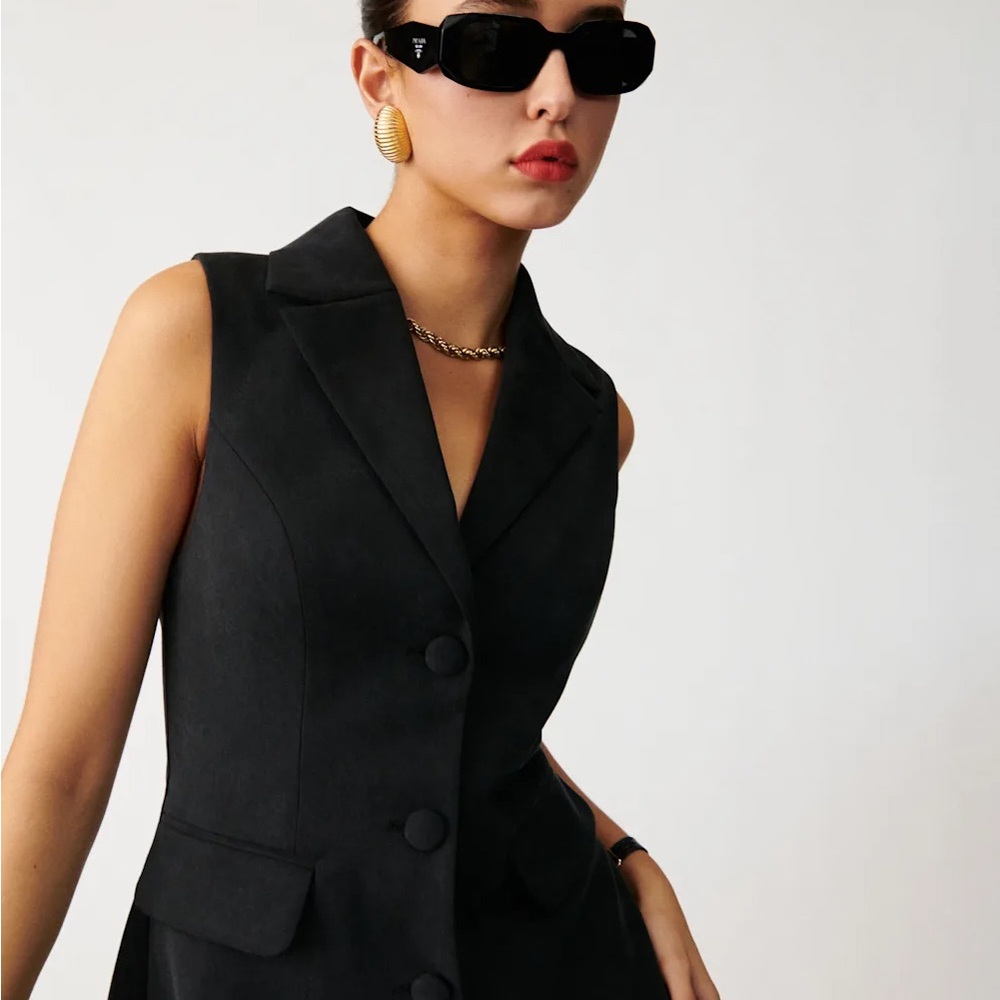 Reformation Black Vest